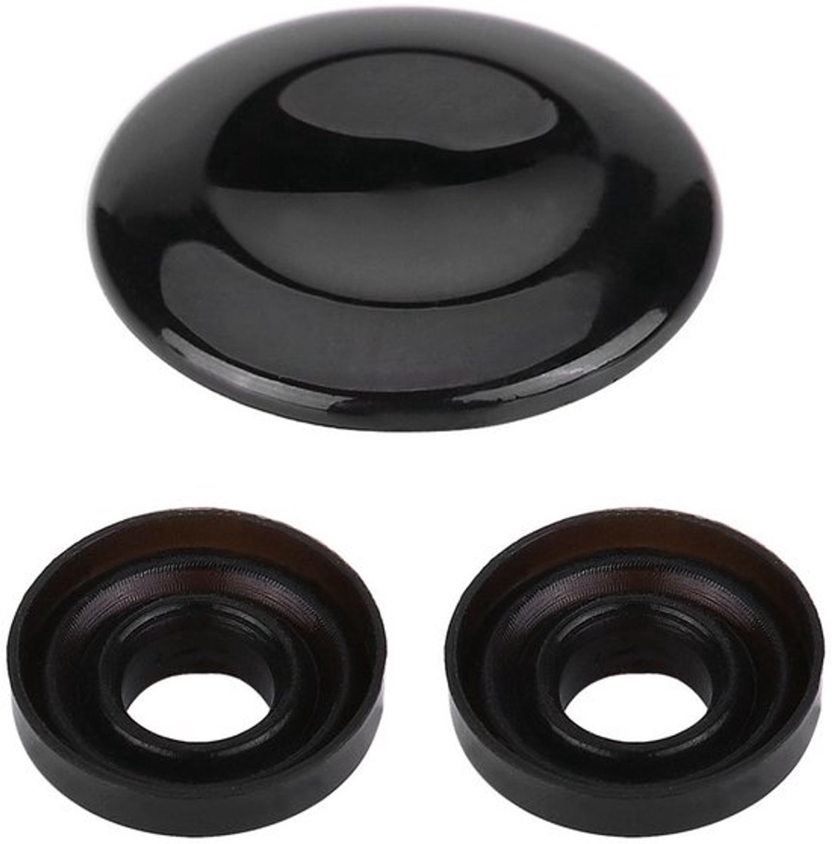 Dailygoody - MMI Buttons Reparatie Kit - Joystick Knop Deksel - Zwart - Audi A4 A5
