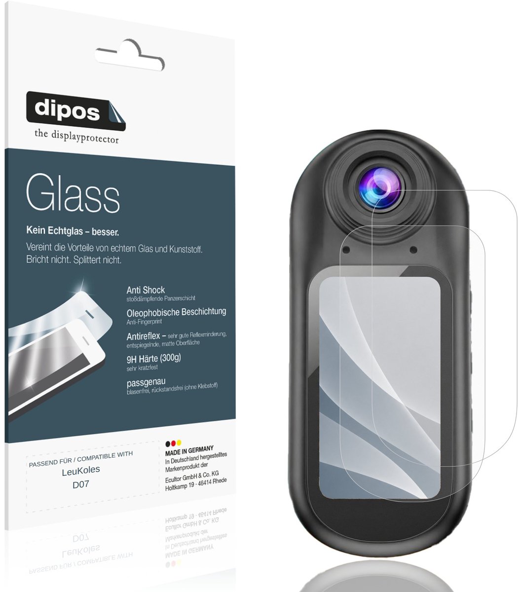 dipos – 2x Matte Pantserfolie geschikt voor LeuKoles D07 | 9H Screenprotector
