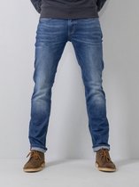 Petrol Industries Heren Jeans Regular Tapered Fit Russel - Spijkerbroek - Stretchdenim - Essentials Collection - Blauw - Maat W34L32
