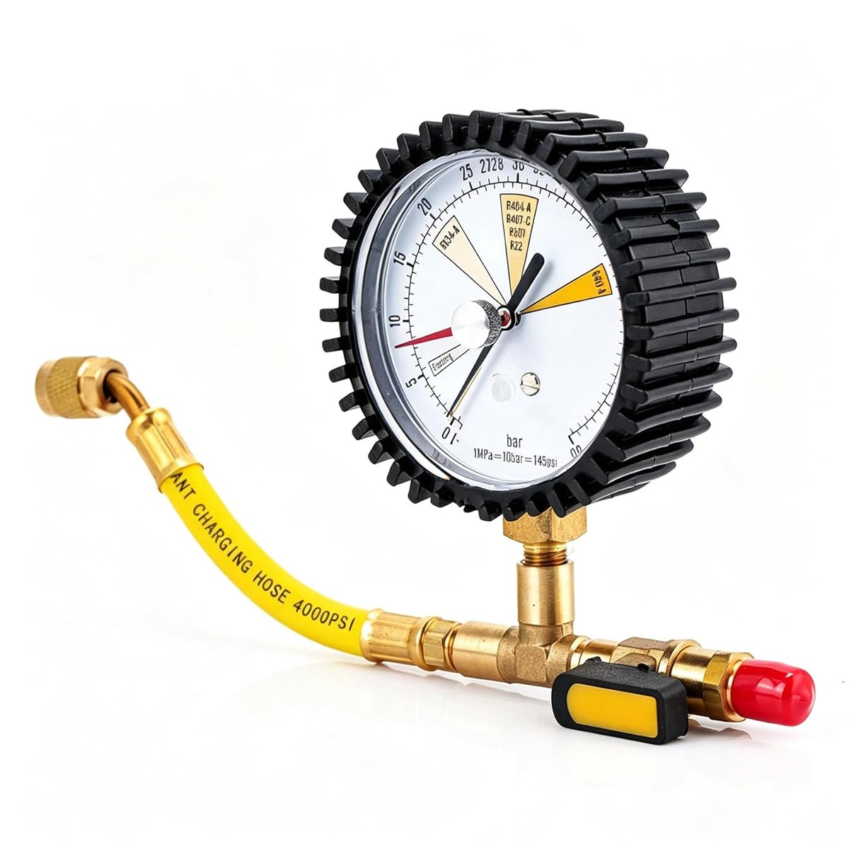 Uadme Manometer stikstof Clim -1 ~ 60 bar voor R134A R22 R407C R410A - ShopVlot