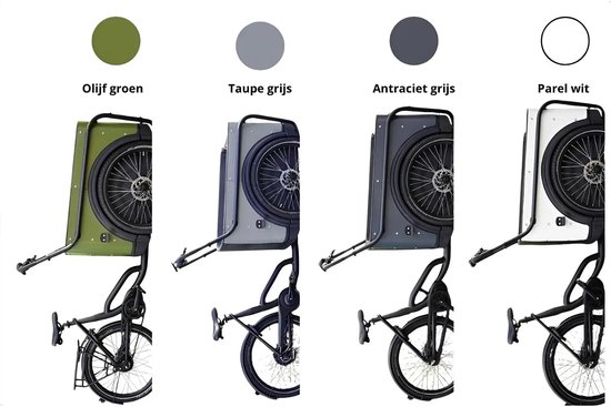 Royal Cargo Bike 3W Premium – Elektrische Bakfiets - Groen – 504Wh — afbeelding 5
