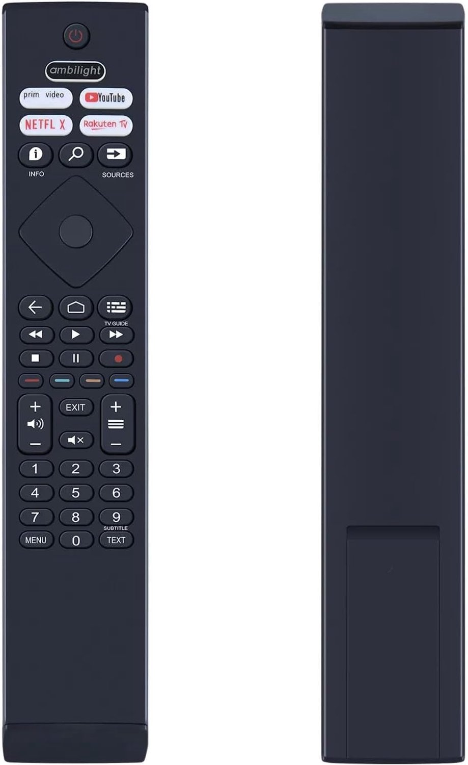 vervangende afstandsbediening - compatibel met Philips HD-LED-tv's - infrarood - eenvoudig in gebruik - m-winkel