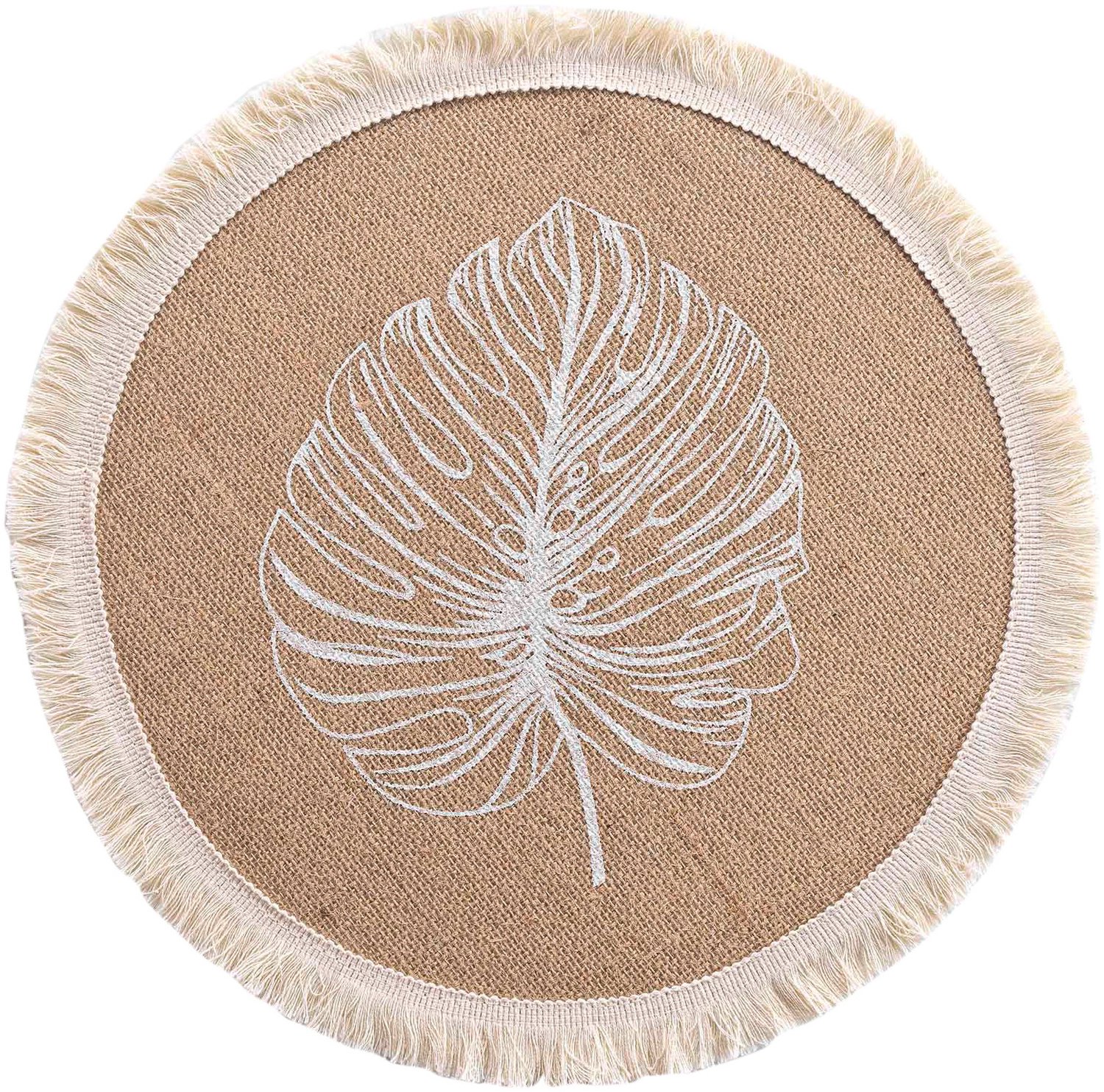 Douceur d'intérieur - Jute onderzetter voor bord MOGADOR, Ø 38 cm