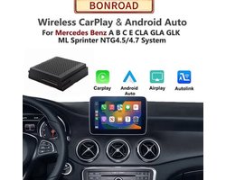 CarPlay Android Auto Module - NTG 4.5 Becker Map Pilot - Draadloos En Bedraad - GPS Navigatie - Voor Mercedes Benz - Retrofit Kit