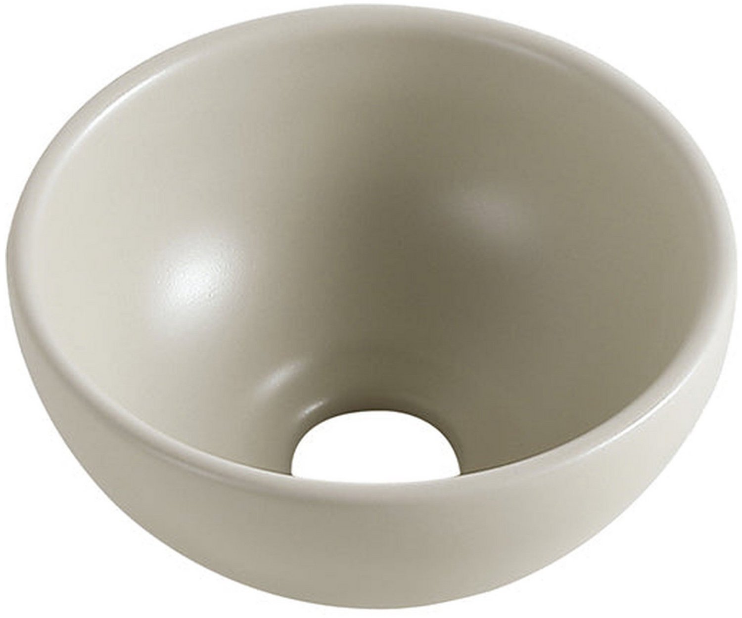 Wiesbaden Consilio Waskom Rond 20 x 9 cm - Keramiek Beige