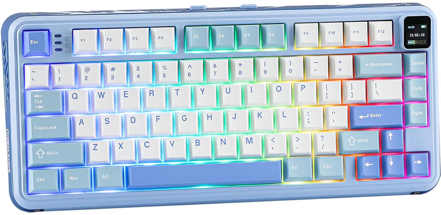 Vibe75 V2 75% Draadloos Gaming Toetsenbord met Verwisselbare Schermmodule