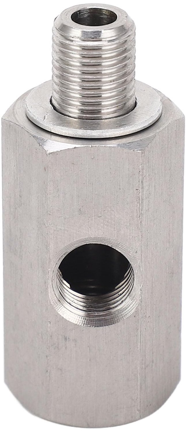 Roestvrijstalen Adapter voor Oliedruksensor met 1/8 NPT Zijpoort