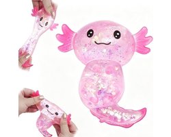 Axolotl-knijpspeelgoed - squishy stressspeeltje - fidgetspeelgoed