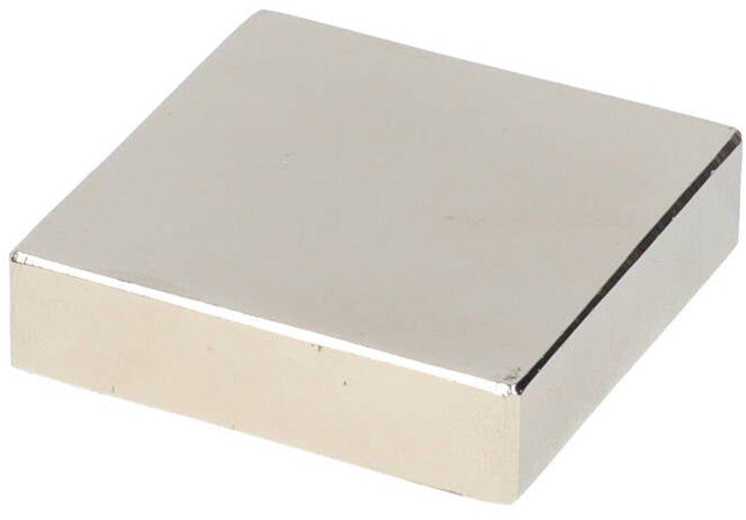 Neodymium Blokmagneet 40 x 40 x 10 mm N50 NiCuNi