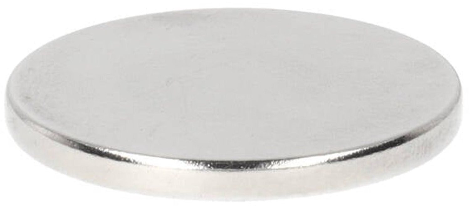 Neodymium Schijfmagneet Ø30 x 3 mm N48 NiCuNi – 4 stuks