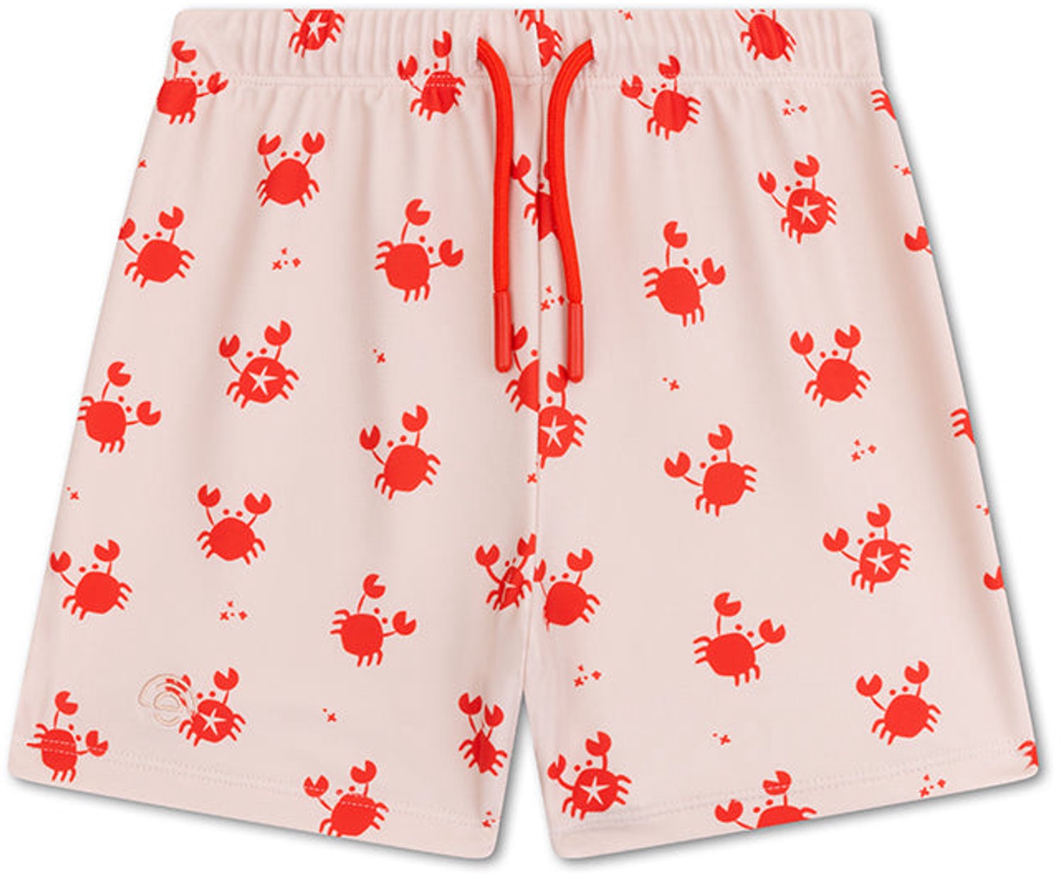 Swim Essentials Zwemboxer - Beige/Rood - Crabby - 62/68
