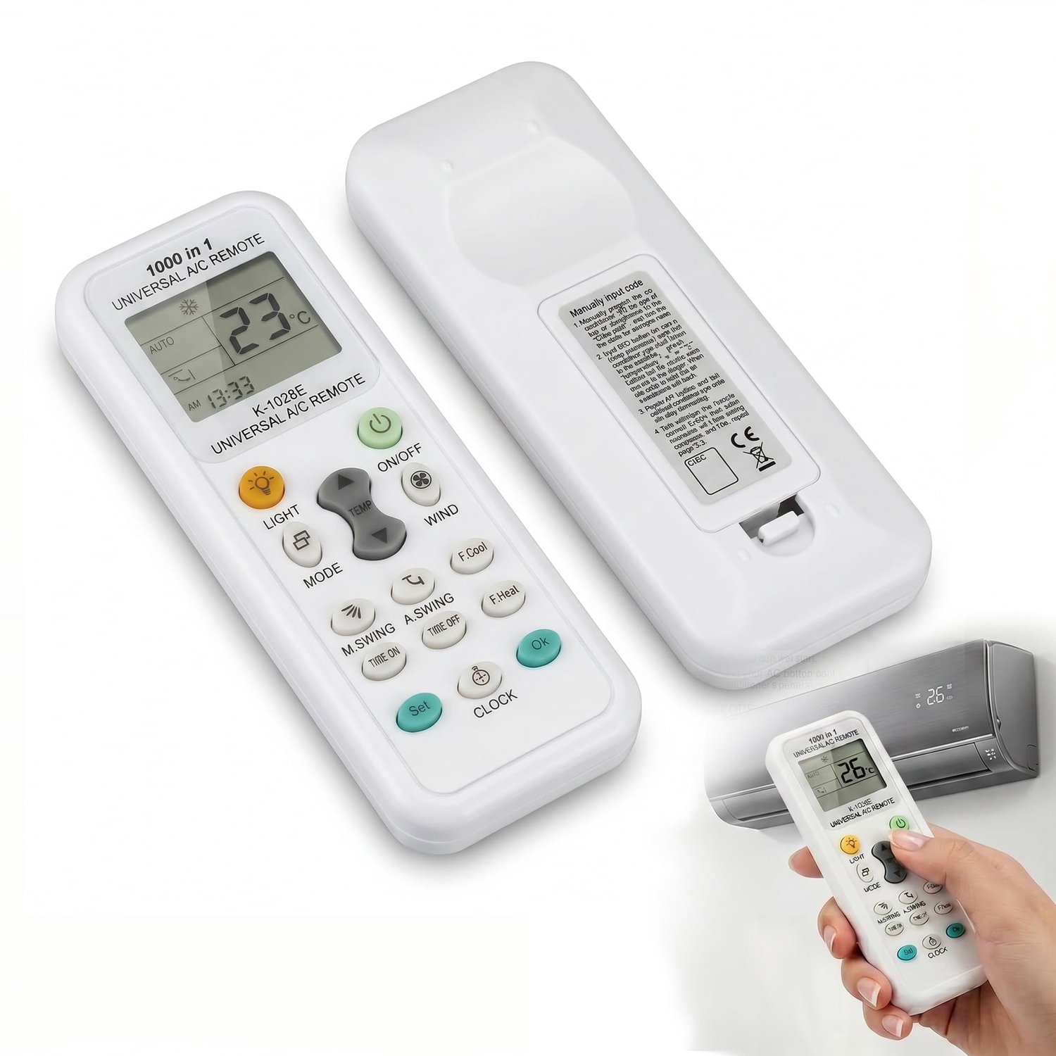 Universele Airconditioning Afstandsbediening voor Diverse Merken