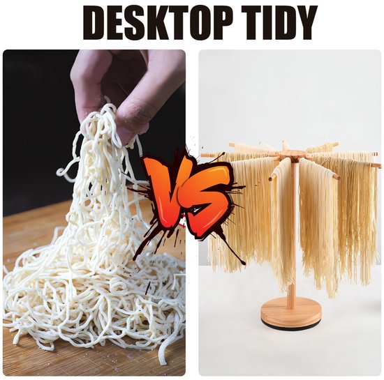 Nieuwe Roterende pastamachine voor het drogen van pasta, pastadroger, inklapbaar, voor pasta, spaghetti, pasta — afbeelding 3