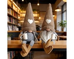 Coffee Gonks - pluche poppendecoratie - decoratief paviljoen