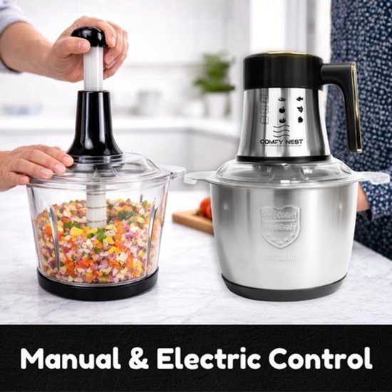 Keukenmachine Multifunctioneel 3-in-1, 2 Kommen 3 L, 200 W — afbeelding 5