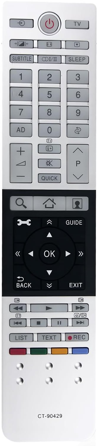 Afstandsbediening Vervanging voor Toshiba LED TV