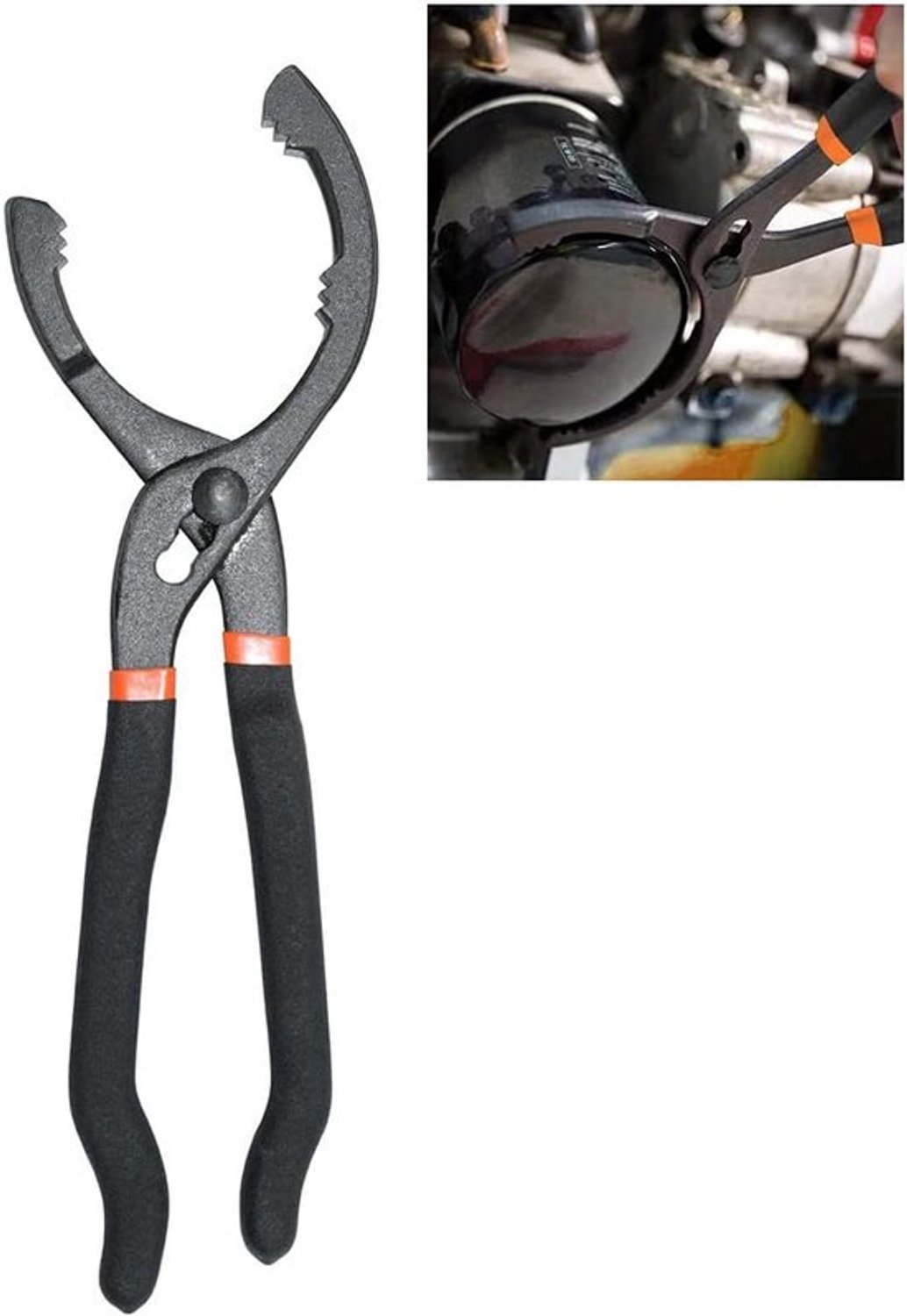 30,5 cm verstelbare oliefiltersleutel oliefilter oliefilter tang oliefilter verwijderingsgereedschap