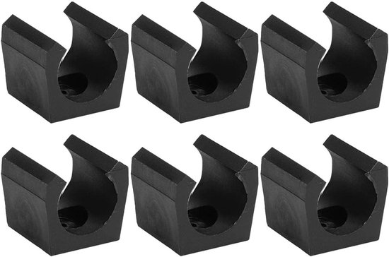 Snooker cue houder 6 stuks - kunststof - ruimtebesparend - voor biljartkeuen m-winkel - m-winkel — afbeelding 4