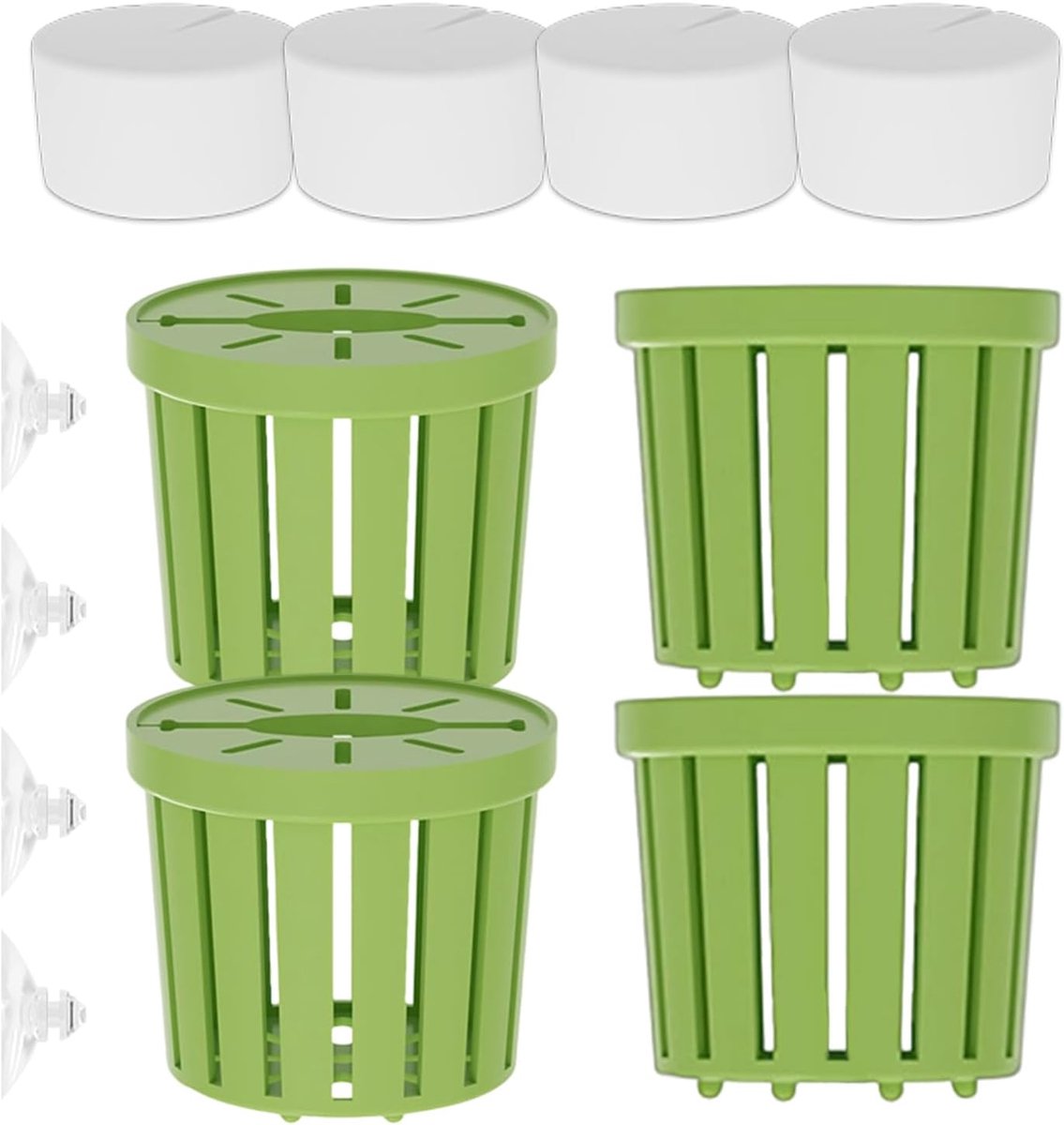 Planten Houder 4 Stuks Zuignappen Hydroponische Bakjes