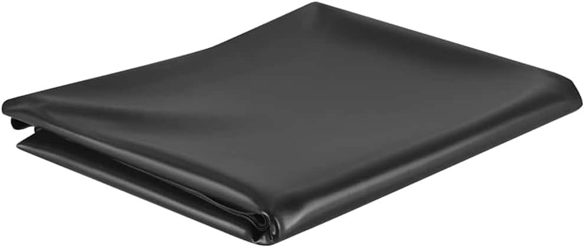 PVC 0,5 mm zwart, vijveronderlegger 1 x 8 m