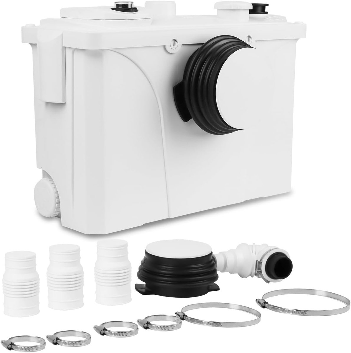 Hefinstallatie 700 W hefinstallatie vuilwaterpomp 4-in-1 vuilwater fecaliënpomp 190 l/min afvalwater fecaliën pomp voor wastafel toilet wasmachine