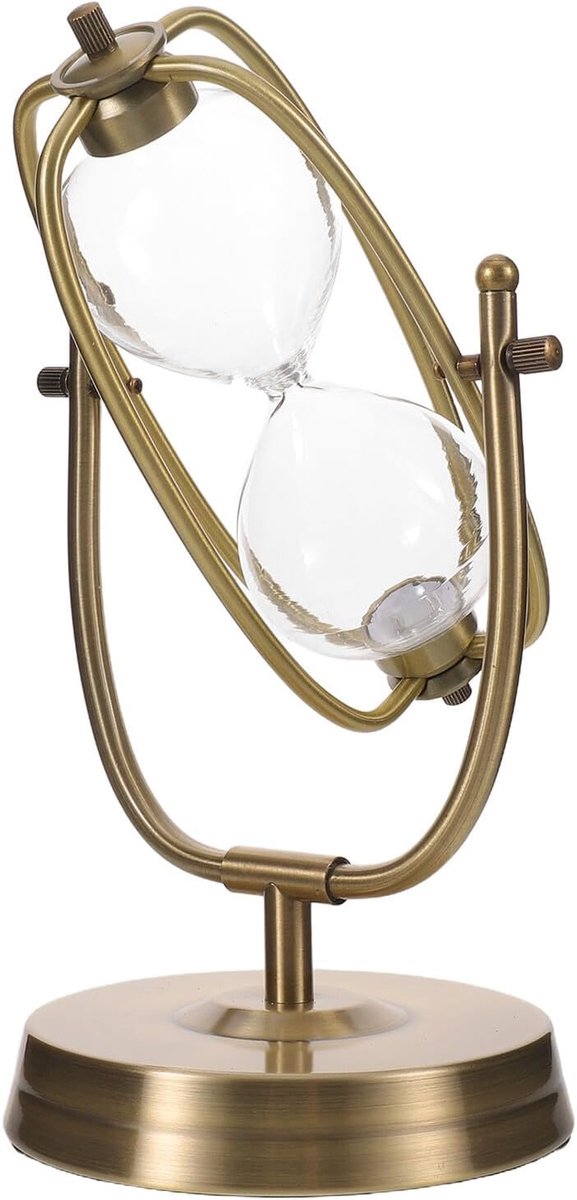 Zandloper zonder met Metalen Frame Draaibare DIY Zandceremonie Zandloper voor Bruiloft Decoratieve Timer voor Kantoor