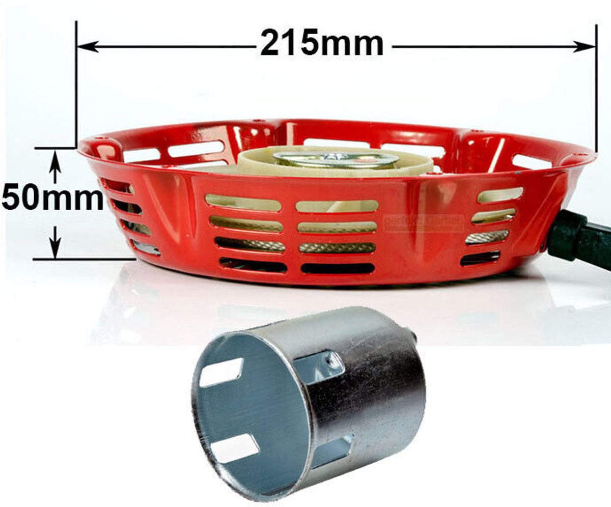 21,5 cm terugslagstarter + kop voor de motor van een waterpomp voor een stroomgenerator van 9 HP - 13 HP