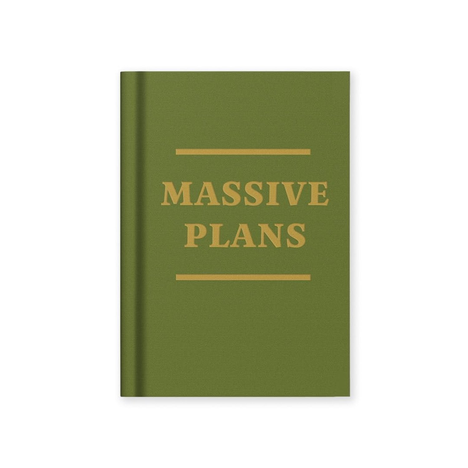Huge Plans A7 Notitieboek met Hardcover - 112 Gelijnde Pagina's