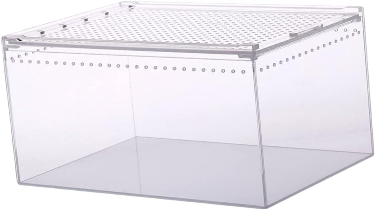 Reptiele Kweekbox van Waterdichte Terrarium Tank voor Spinnen Geckos Slangen Ademend Ontwerp voor Optimale Comfort Veiligheid