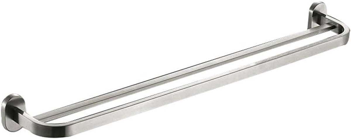 Handdoekrails Badkamer Dubbele Hendel Handdoekbeugel Handdoekstang Handdoekstang Handdoekrek Muur Opknoping Handdoekhouder voor Badkamer Balkon Keuken Handdoek Opknoping Toren Hanger Handdoekhouders