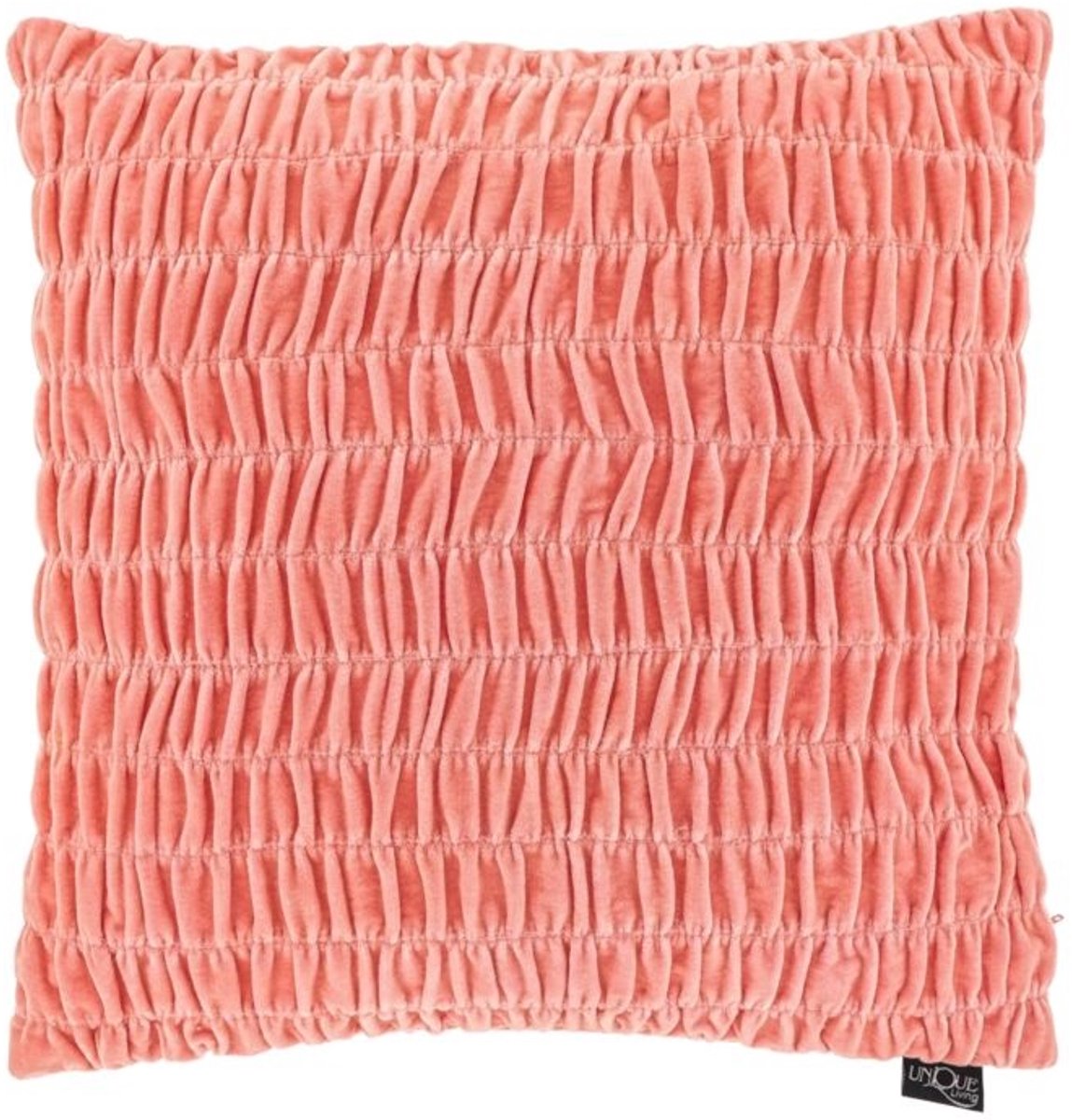 Unique Living Sierkussen Marjo - Flamingo Pink - 45x45cm Roze
