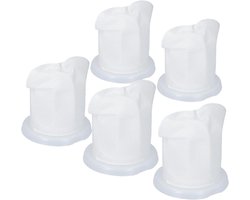 McFilter - 5 dirt filters suitable for Vorwerk Kobold VC100 Filter Set Cordless Vacuum Cleaner VC100 VC 100 Vacuum - ShopVlot