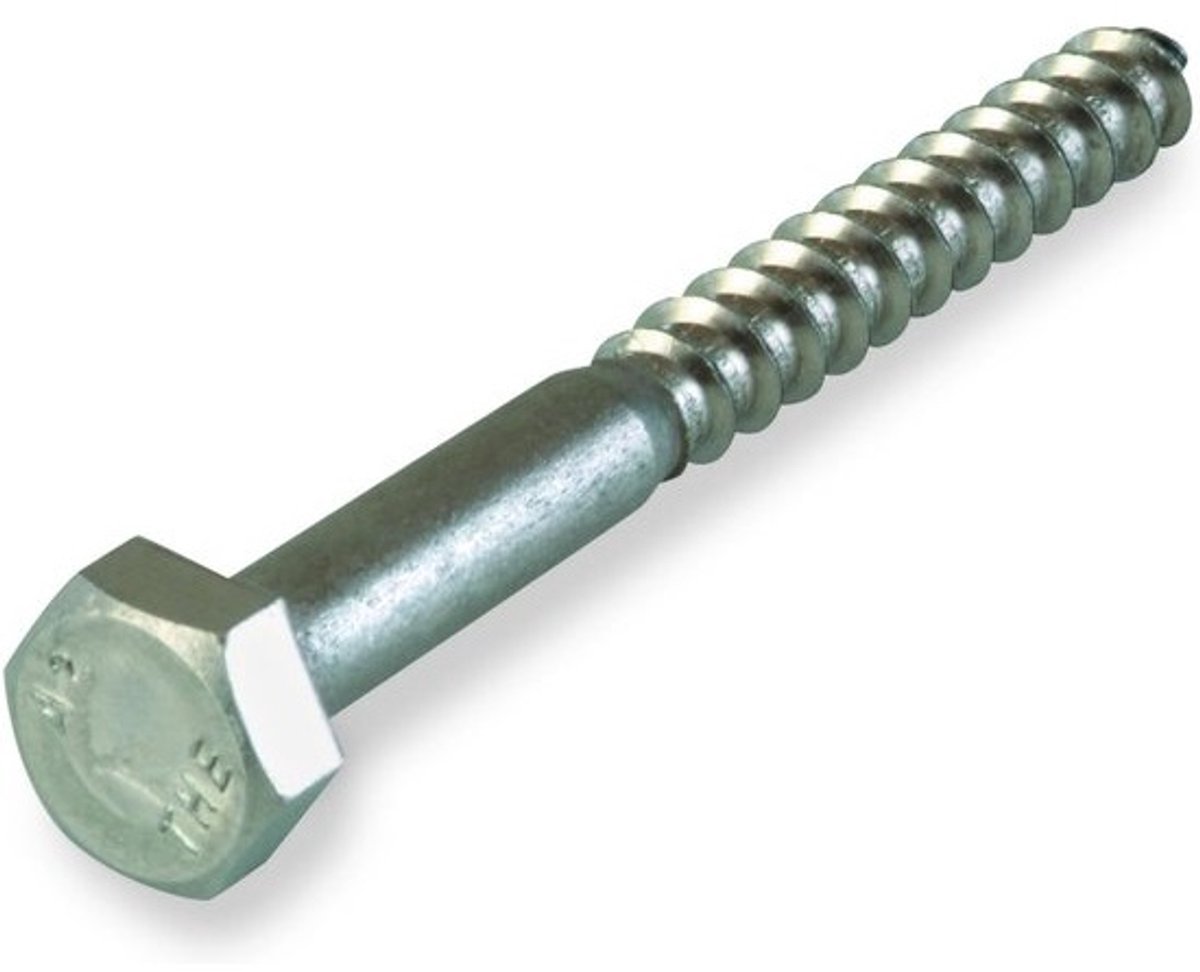 Schroeven met sleutel - Set inbusbouten - Bevestigingen voor klussen - Roestvrij staal A2-70 - 6 x 60 mm - Zilver