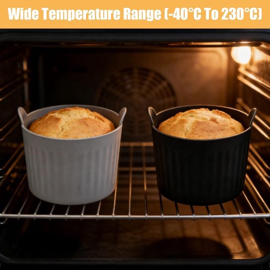 Siliconen Eieren Poacher Cups voor Airfryer - Set van 12 - Perfect voor Koken, Bakken en Stomen — afbeelding 4