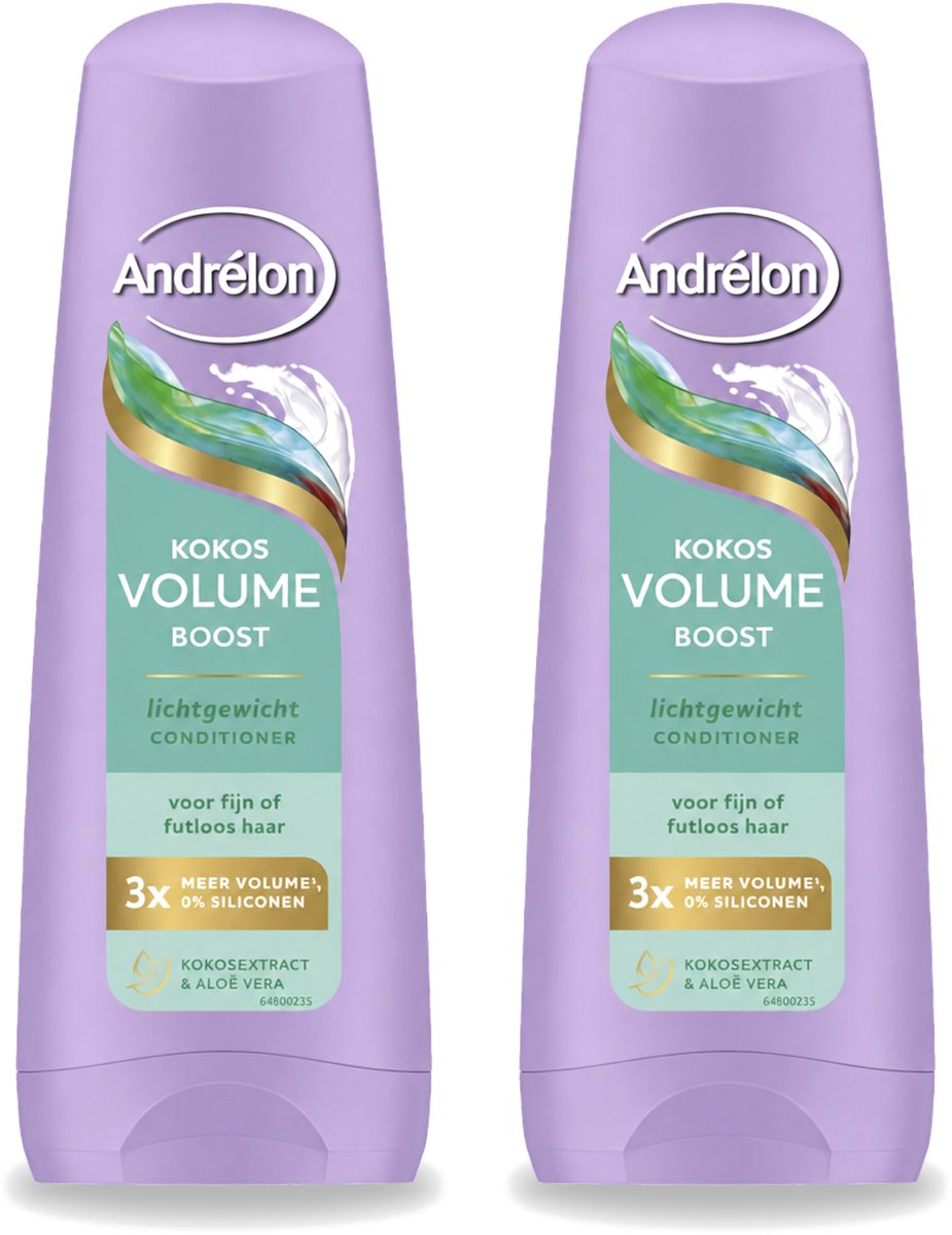 2 x Andrélon – Conditioner – Volume Boost – 200 ml - Voordeelverpakking - 2 stuks