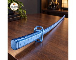 Skushy Katana Sleutelhanger - Uitschuifbaar Modelzwaard, Samurai Keychain en Sleutelaccessoire met Sleutelring