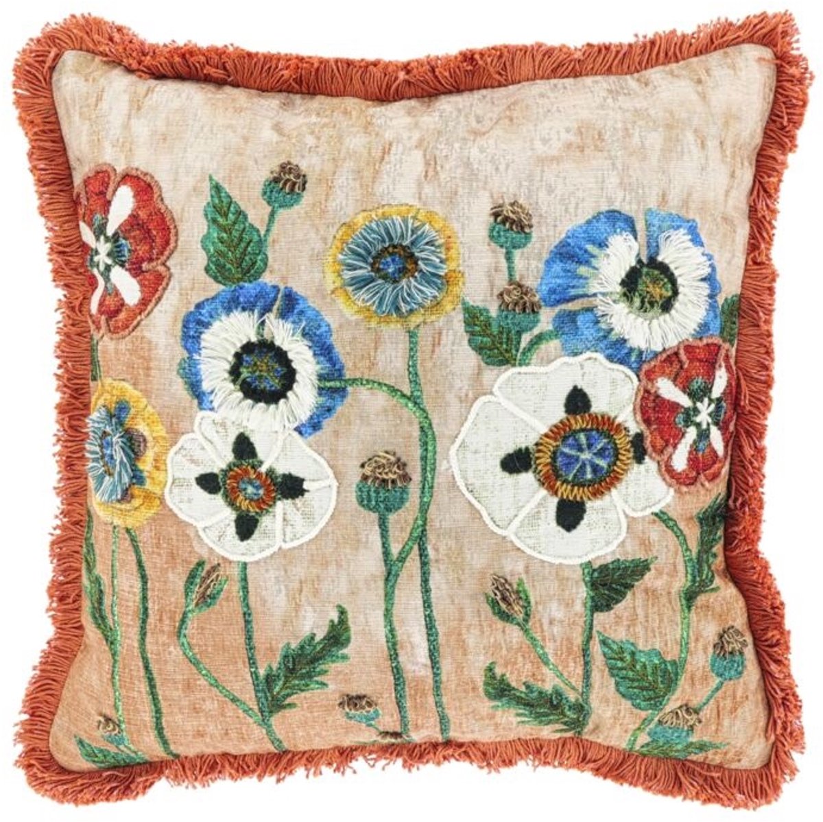 Unique Living Sierkussen Sofia - Dessin 2 - 45x45cm Multikleur