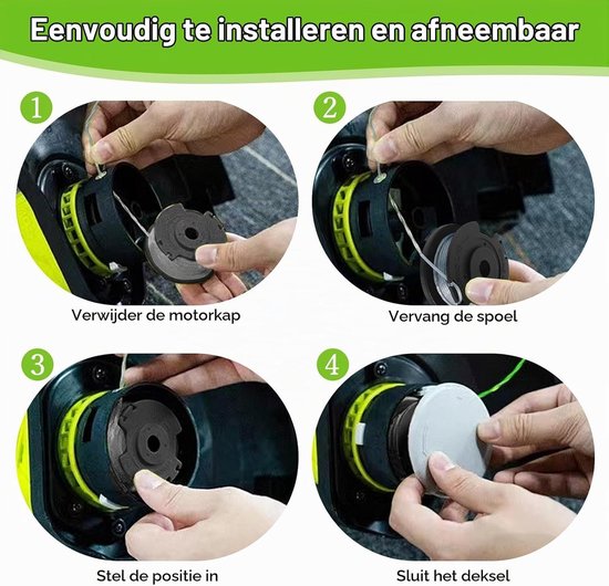 Vervangspoel voor Trimmerdraad, Geschikt voor Trimmers, Draadspoelen voor Tuinonderhoud en Landschapsverzorging — afbeelding 2