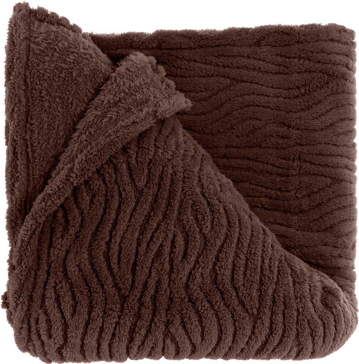 Unique Living Plaid Clio 150x200cm - Rocky Brown Bruin