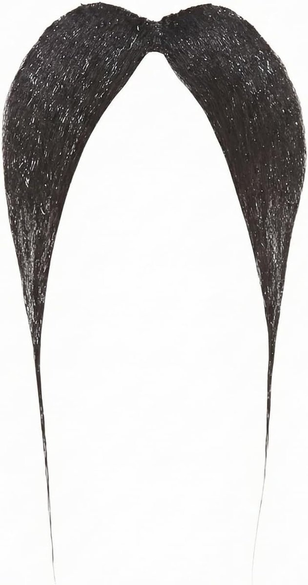 Mustaches Kung-Fu Master Children's Adhesive Fake Moustache Fake Face Hair Costume Accessories for Kids Black - ShopVlot