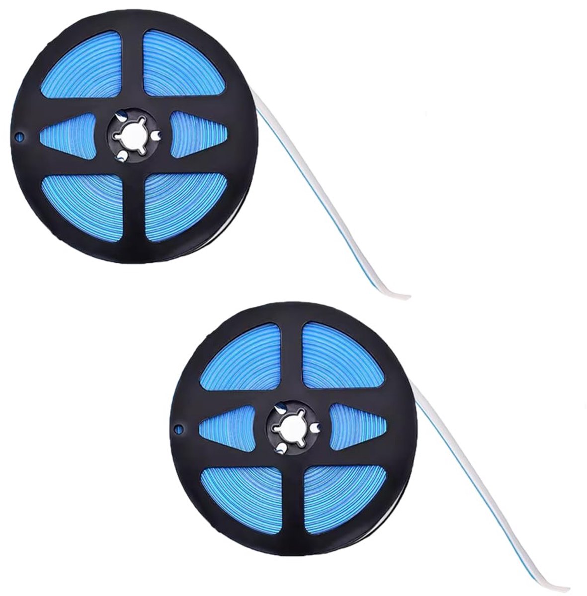 Pack of 2 Sealing Tape Self Adhesive Waterproof (6 m x 8 mm), Flexible Mouldings, Self-Adhesive Decorative Sealing - ShopVlot