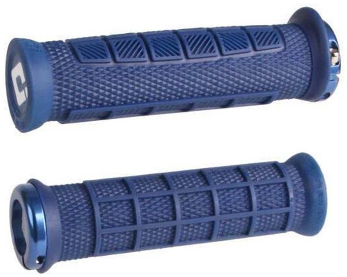 ODI Unisex - volwassenen Elite Pro Handvaten, Navy Blue, 130mm - ShopVlot