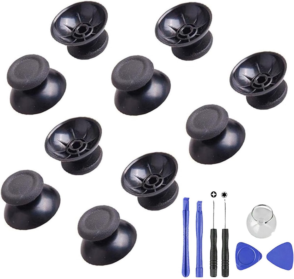 Analog levers PS4 - 10 stuks - met schroevendraaier - vervang je joystick - ShopVlot