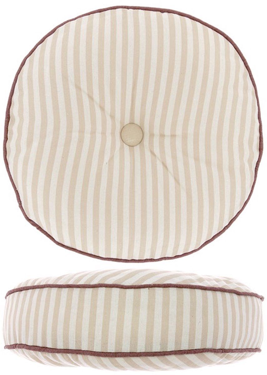 Unique Living Sierkussen Sandro - Sand - 45cm Ø Beige