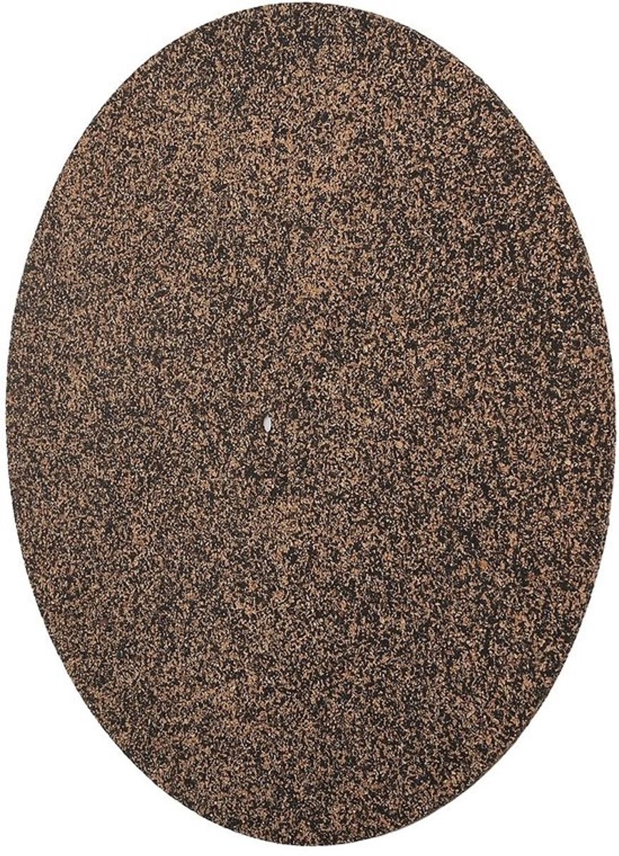 12 inch - Schokbestendig - Audiofiele kwaliteit cork platter mat