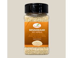 Tuana Kruiden - Sesamzaad Wit Gepeld - Strooibus 170 Gram - MP-S-0009