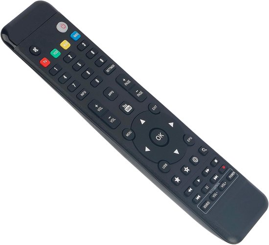 AULCMEET Replacement Remote Control Compatible with Red Line Goldenbox Full HD Satellite Receiver RedLine 7, Red 360 - ShopVlot — afbeelding 4