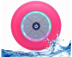 JUSTOP Rainbow LED Bluetooth Douche Luidspreker met FM-radio, IP67 Draagbare Volledig Waterdicht, Handsfree - ShopVlot