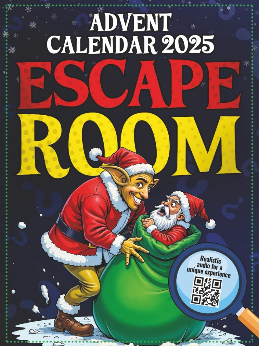 Unusual Advent Calendar Escape Room for Adults: 24 Riddles and Puzzles – The Holiday Mystery Book Challenge for - ShopVlot
