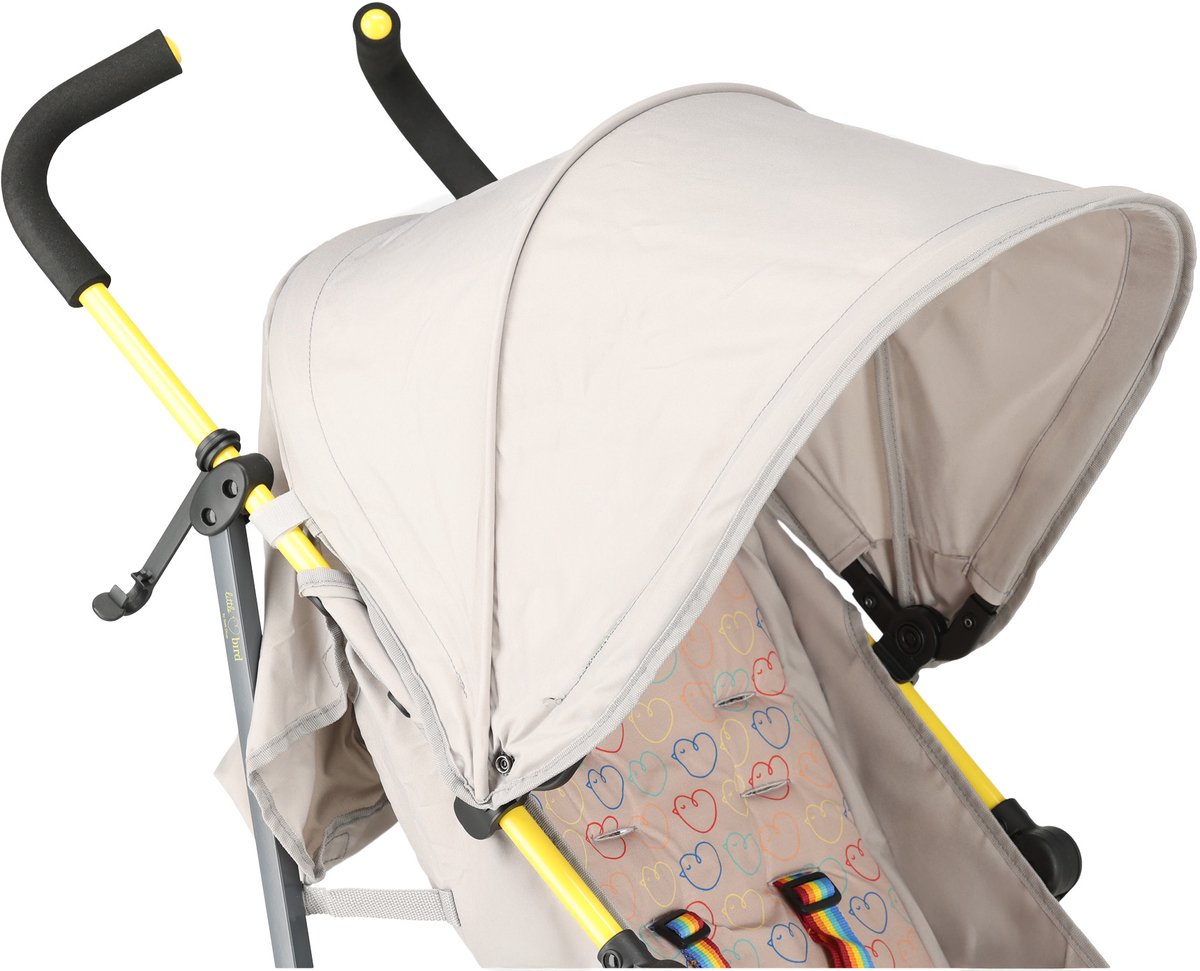 Mooiys Paraplu Buggy Inklapbaar - Kinderbuggy Compact - Cream – foto 6